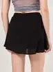Saia Curta Preta Babado