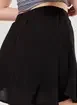 Saia Curta Preta Babado