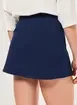 Saia Plissada Marinho Laço