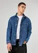 Jaqueta Estilo Camisa Jeans Médio