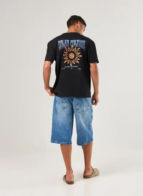 Camiseta Comfort Preta Solar