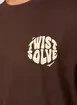 Camiseta Comfort Marrom Twist Solve
