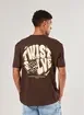 Camiseta Comfort Marrom Twist Solve