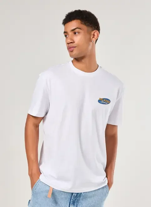 Camiseta Comfort Branca Be Kind