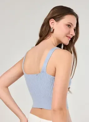 Regata Tricô Fios Metalizados