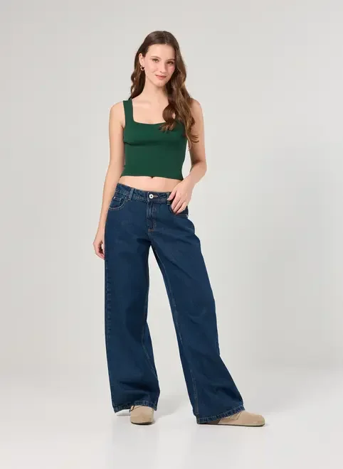 Regata Canelada Em Tricô