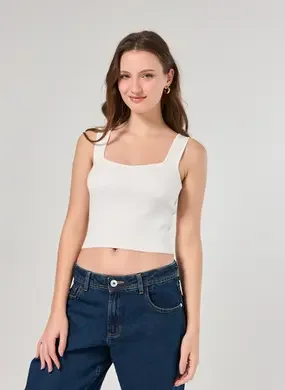 Regata Canelada Em Tricô