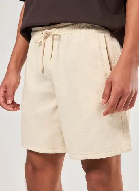 Bermuda Texturizada Areia