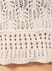 Blusa Regata Crochê Off-White