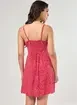 Vestido Curto Busto Franzido