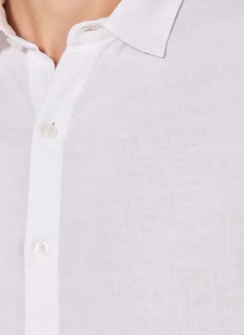 Camisa Linho Manga Longa