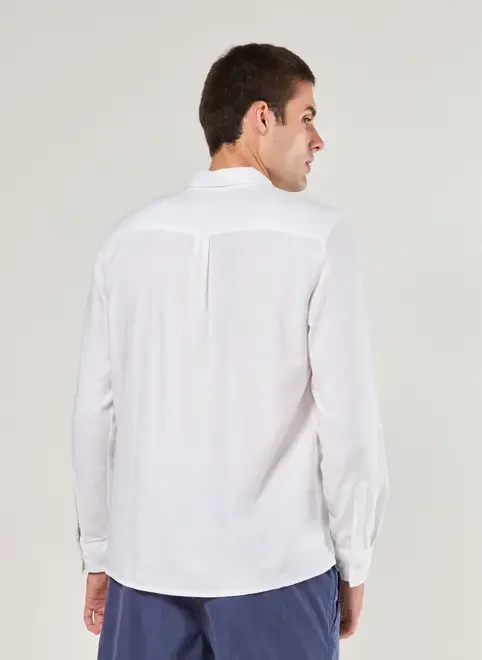 Camisa Linho Manga Longa