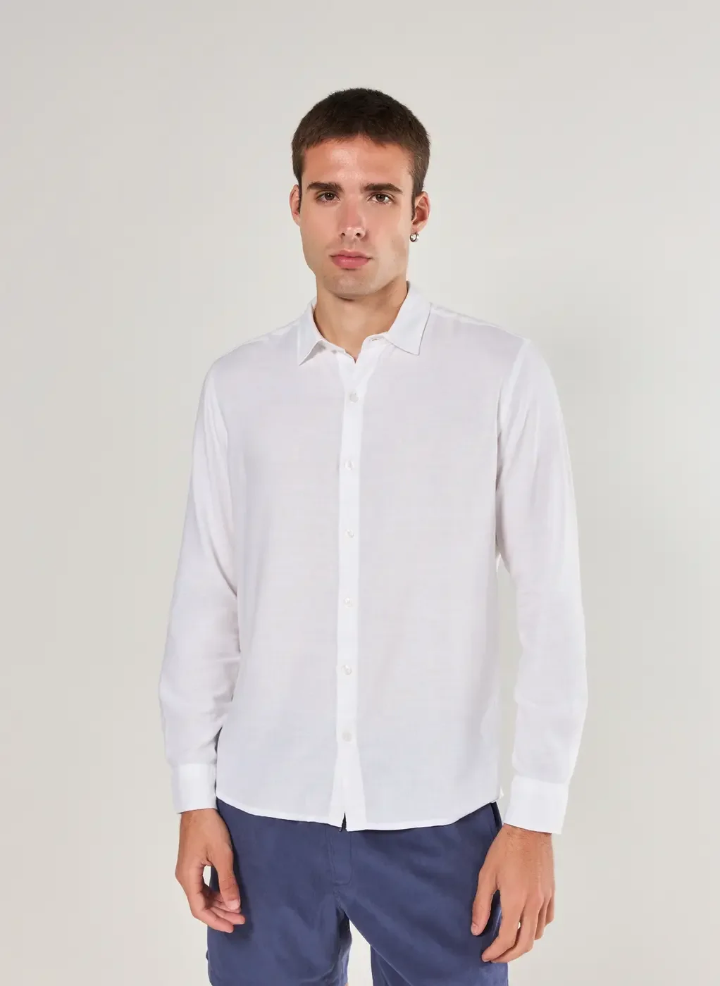 Camisa Linho Manga Longa