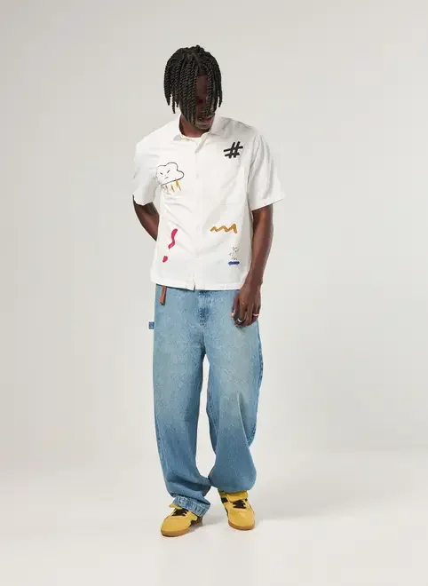 Camiseta Box Branca Desenhos