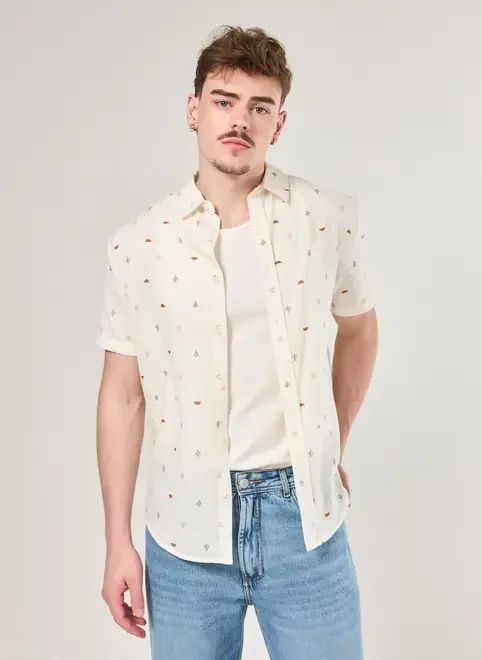 Camisa Off-White Ícones Deserto