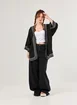 Kimono Preto Bordado