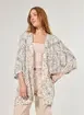 Kimono Estampado Fios Lurex