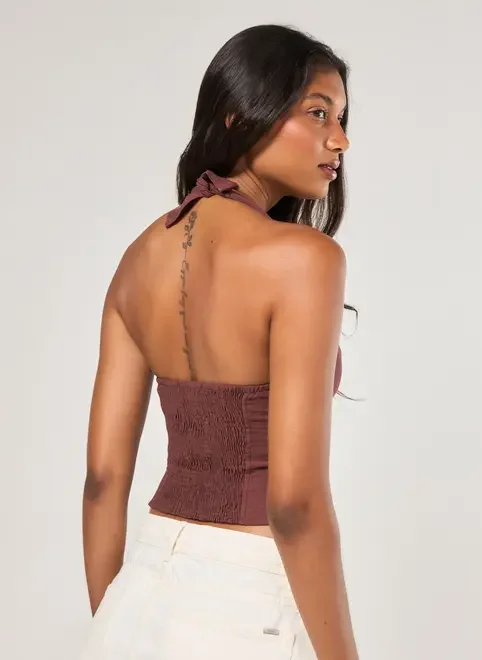 Cropped Frente Única Amarração