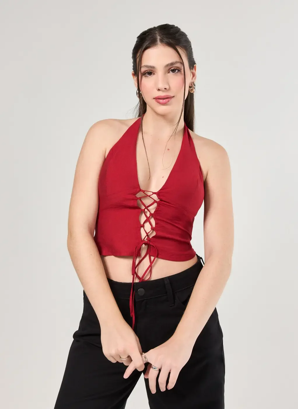 Cropped Frente Única Amarração