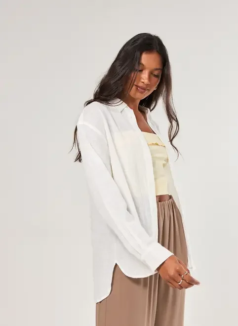 Camisa Manga Longa Oversized