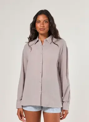 Camisa Manga Longa Oversized