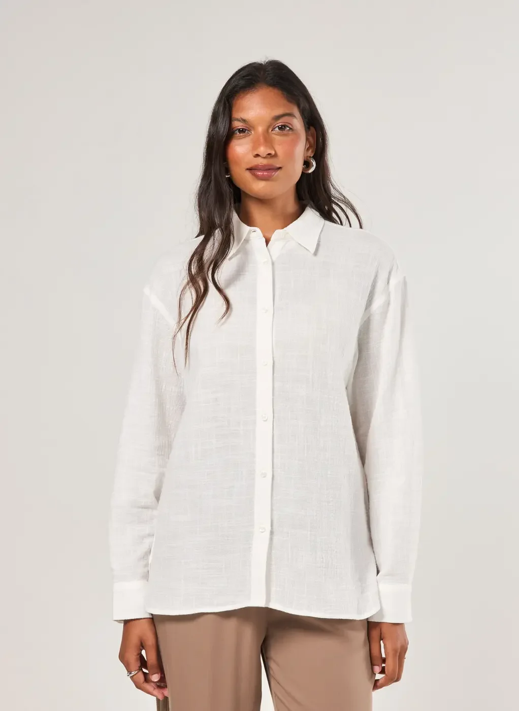 Camisa Manga Longa Oversized