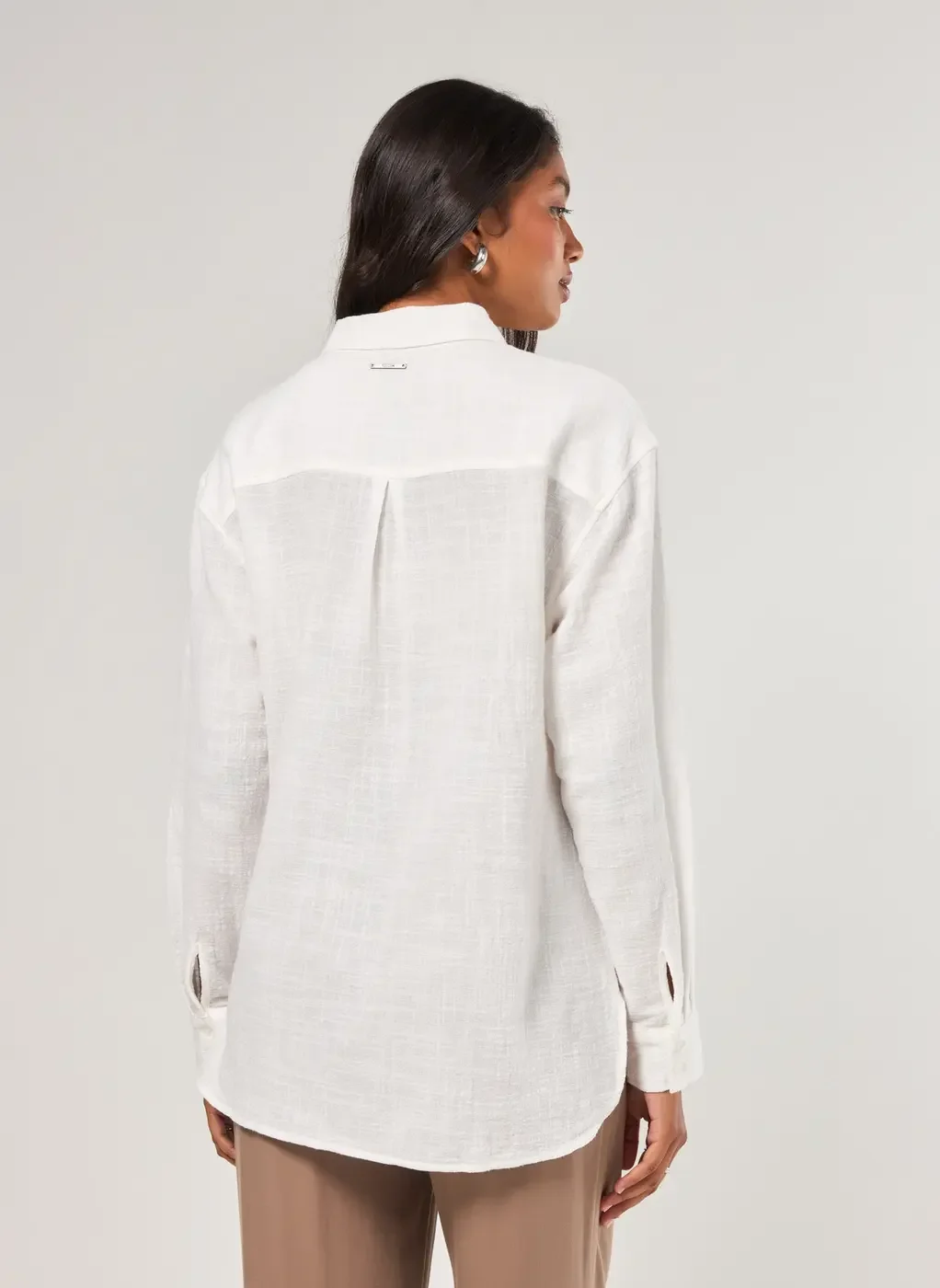 Camisa Manga Longa Oversized