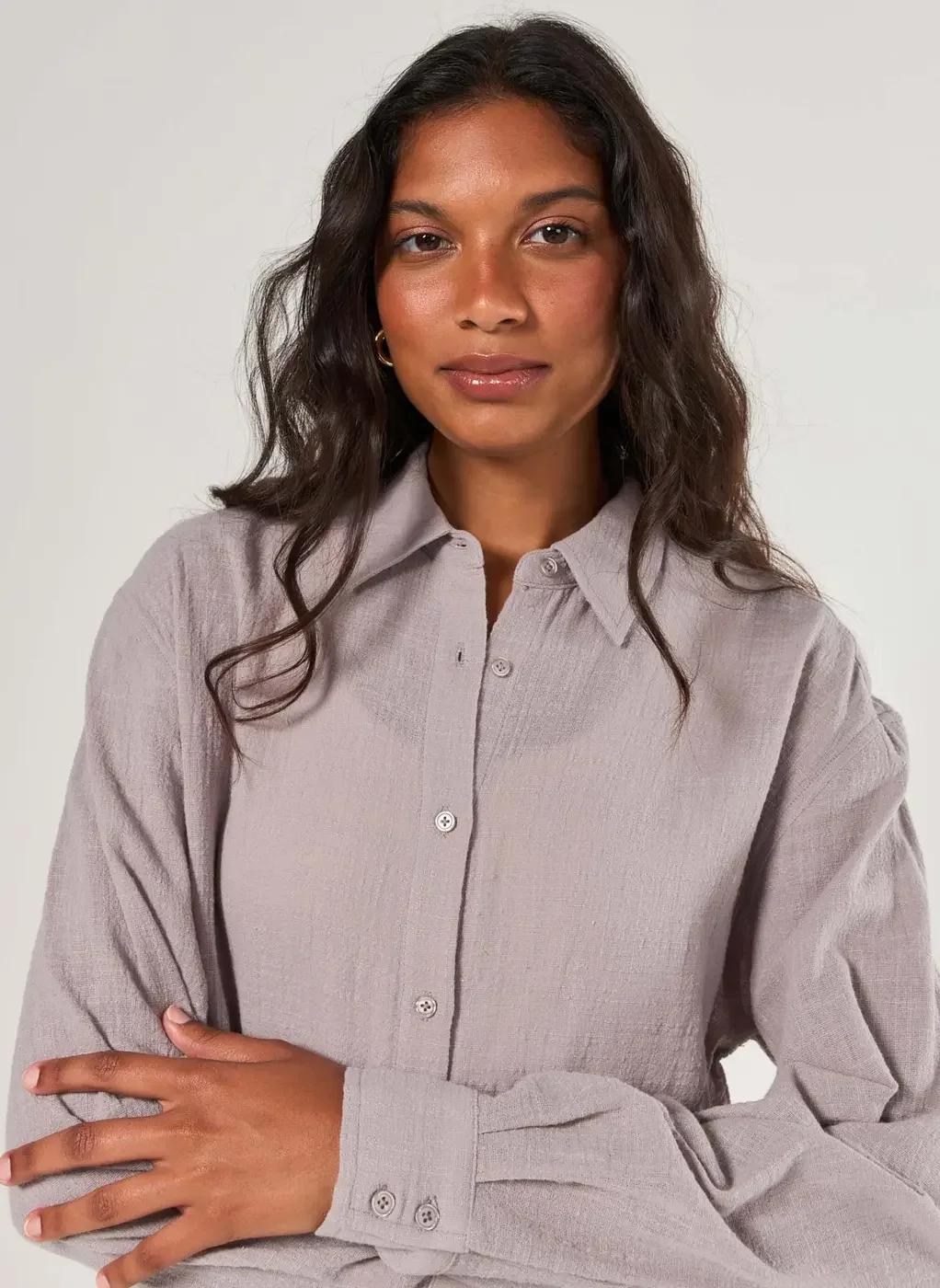 Camisa Manga Longa Oversized