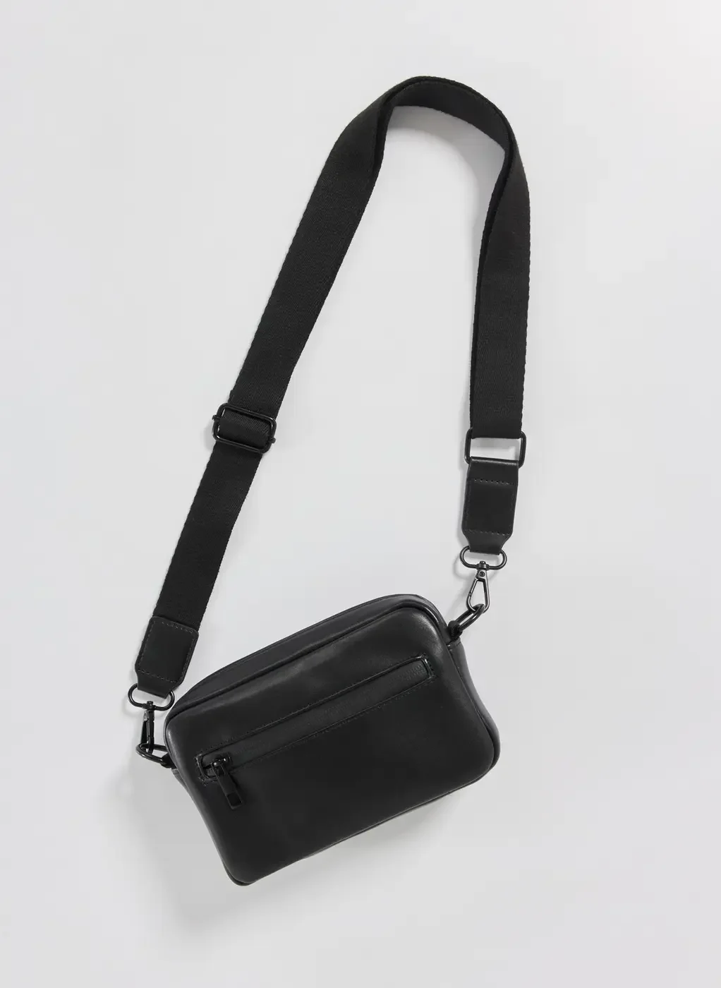 Bolsa Crossbody Poliuretano Preto