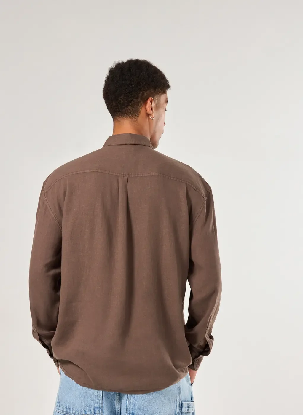 Camisa Comfort Manga Longa Linho