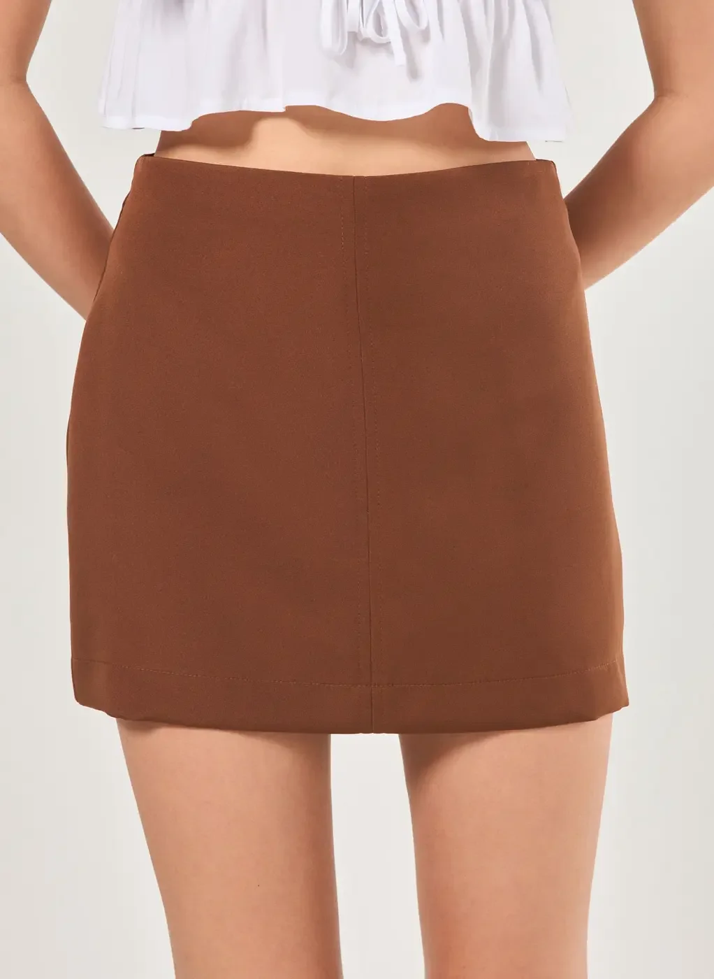 Short Saia Básico Em Tecido