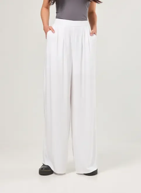 Calça Viscose Wide Leg