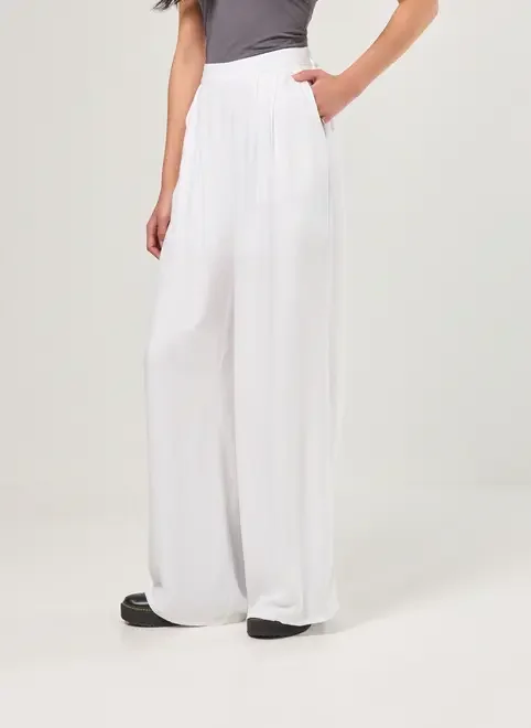 Calça Viscose Wide Leg