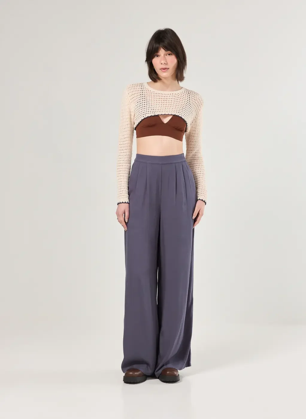 Calça Viscose Wide Leg