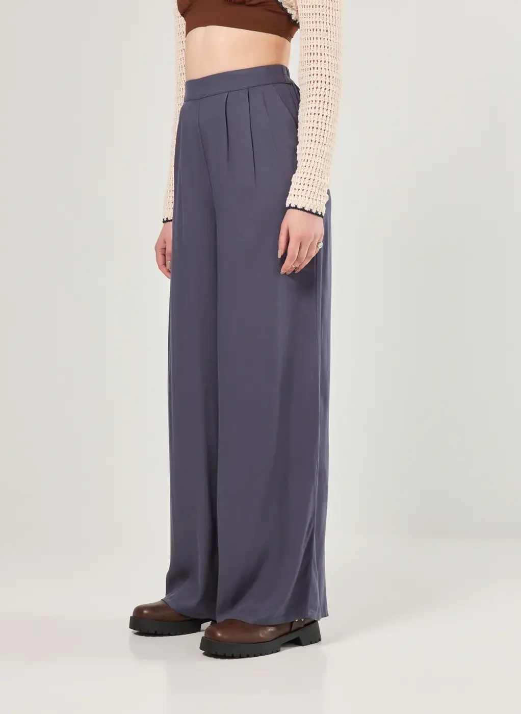 Calça Viscose Wide Leg