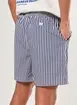 Bermuda Tecido Texturizado Listras