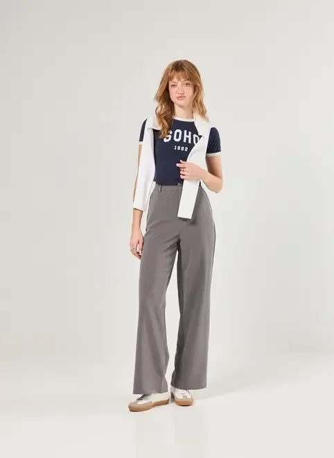 Calça Reta Alfaiataria