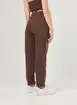 Calça Mom Sarja Marrom