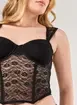 Corselet De Renda Preta