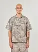 Camisa Box Em Sarja Camuflada
