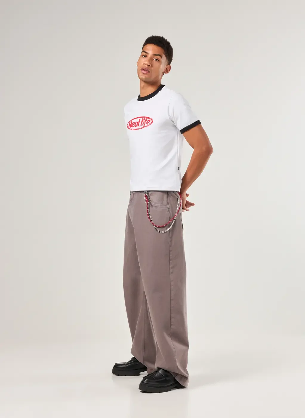 Calça Sarja Oversized