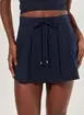 Short Saia Plissado Azul-Marinho