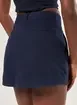 Short Saia Plissado Azul-Marinho