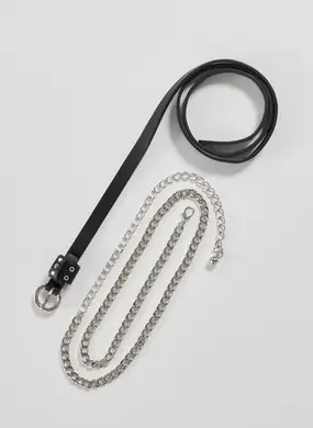 Kit 2 Cintos Poliuretano E Corrente