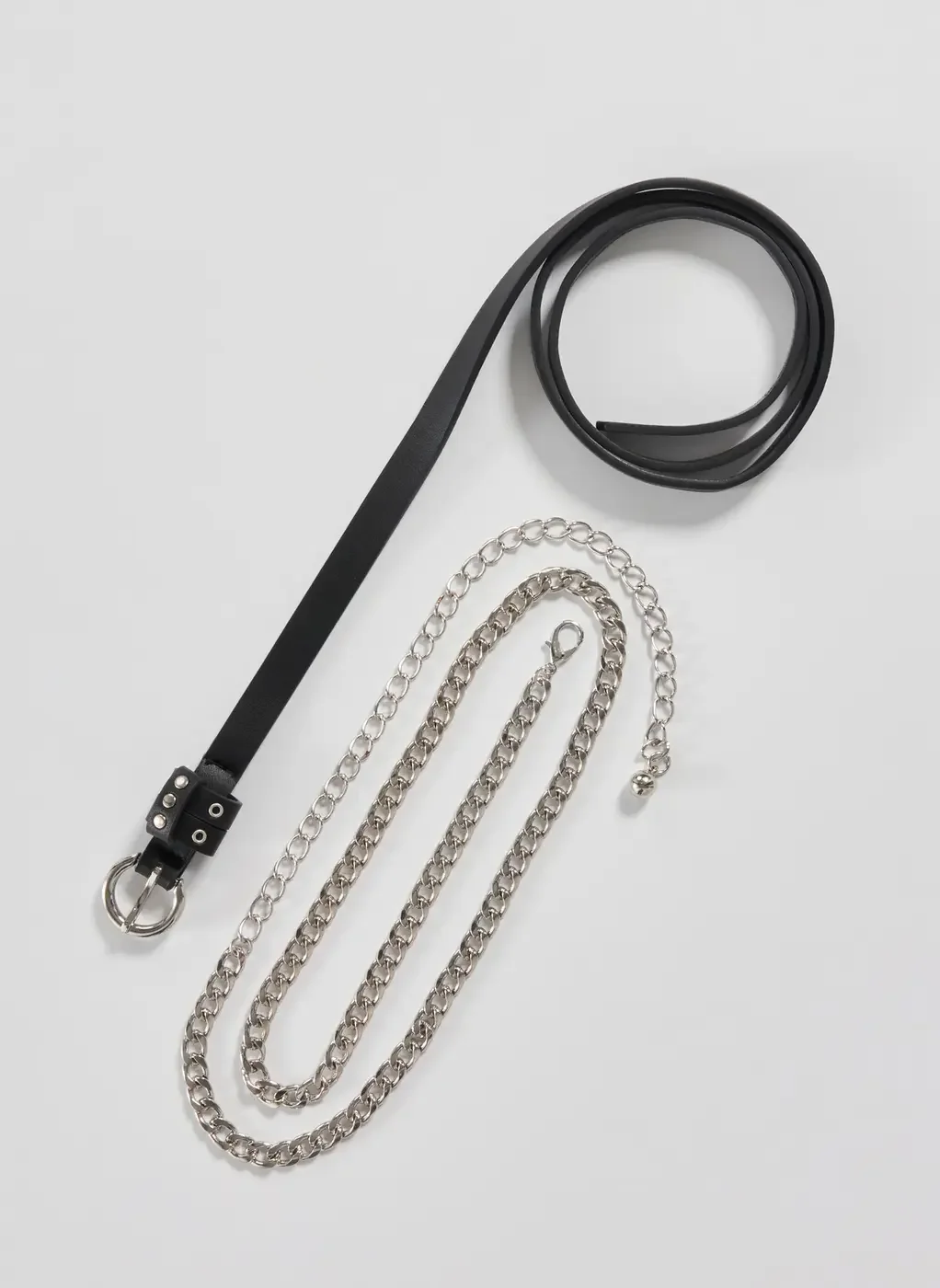 Kit 2 Cintos Poliuretano E Corrente