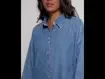 Camisa Oversized Jeans Médio