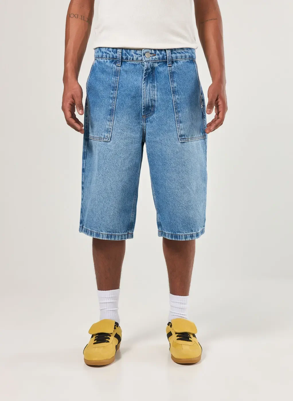 Bermuda Jorts Jeans Médio