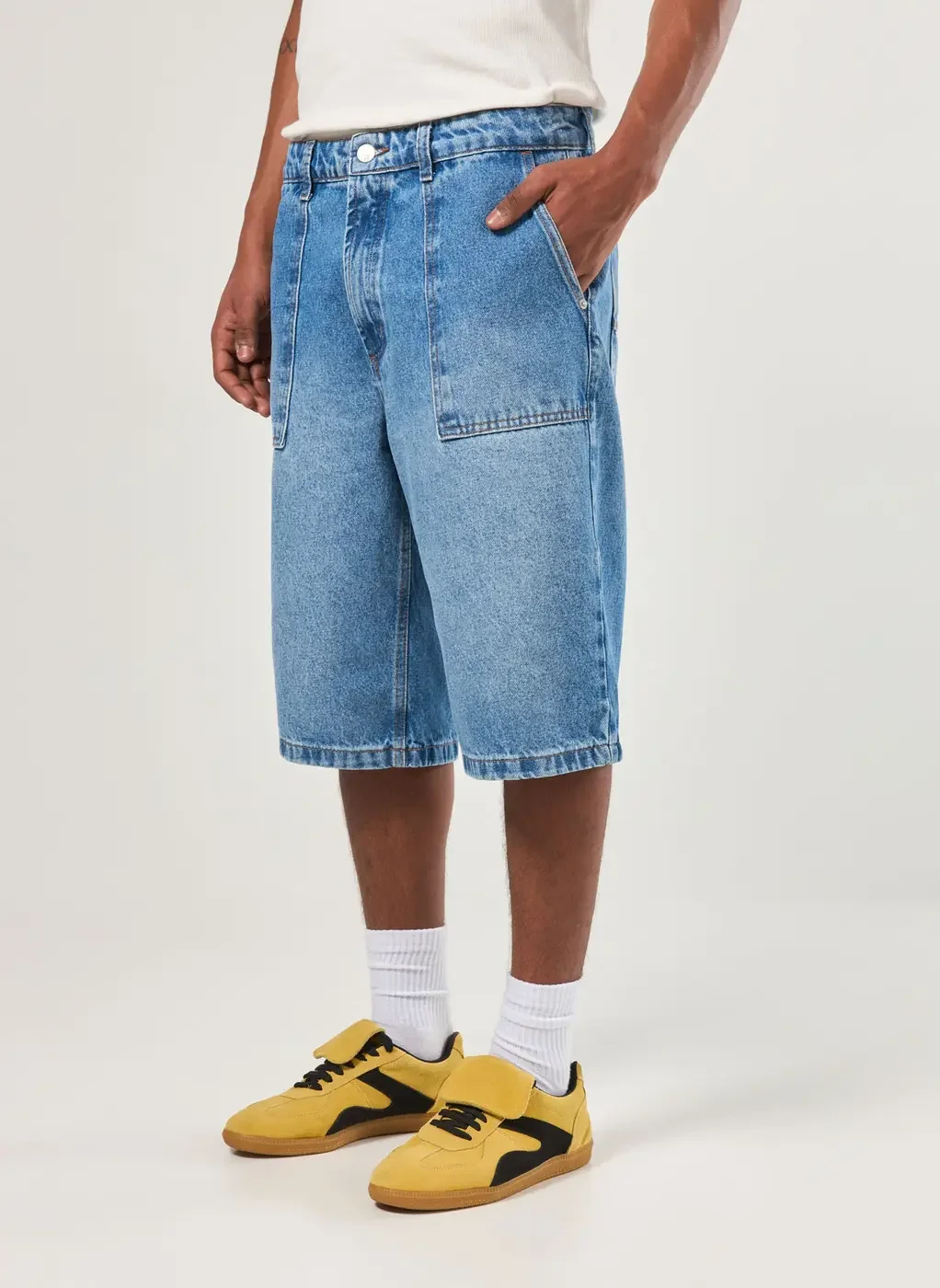 Bermuda Jorts Jeans Médio