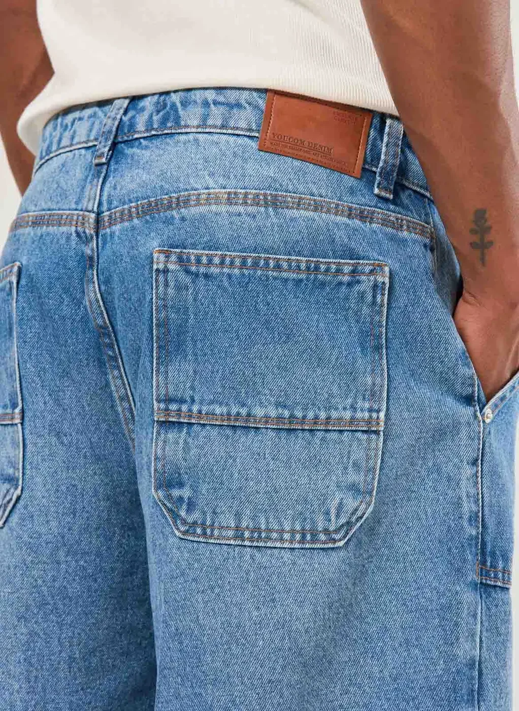Bermuda Jorts Jeans Médio