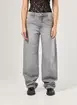 Calça Baggy Jeans De Cintura Baixa